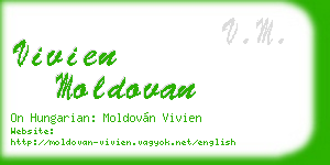 vivien moldovan business card